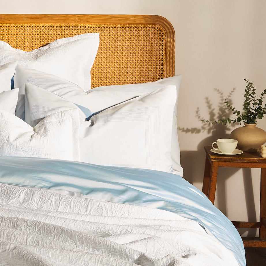 Egyptian Cotton Braga Bedspread (290cm x 255cm)