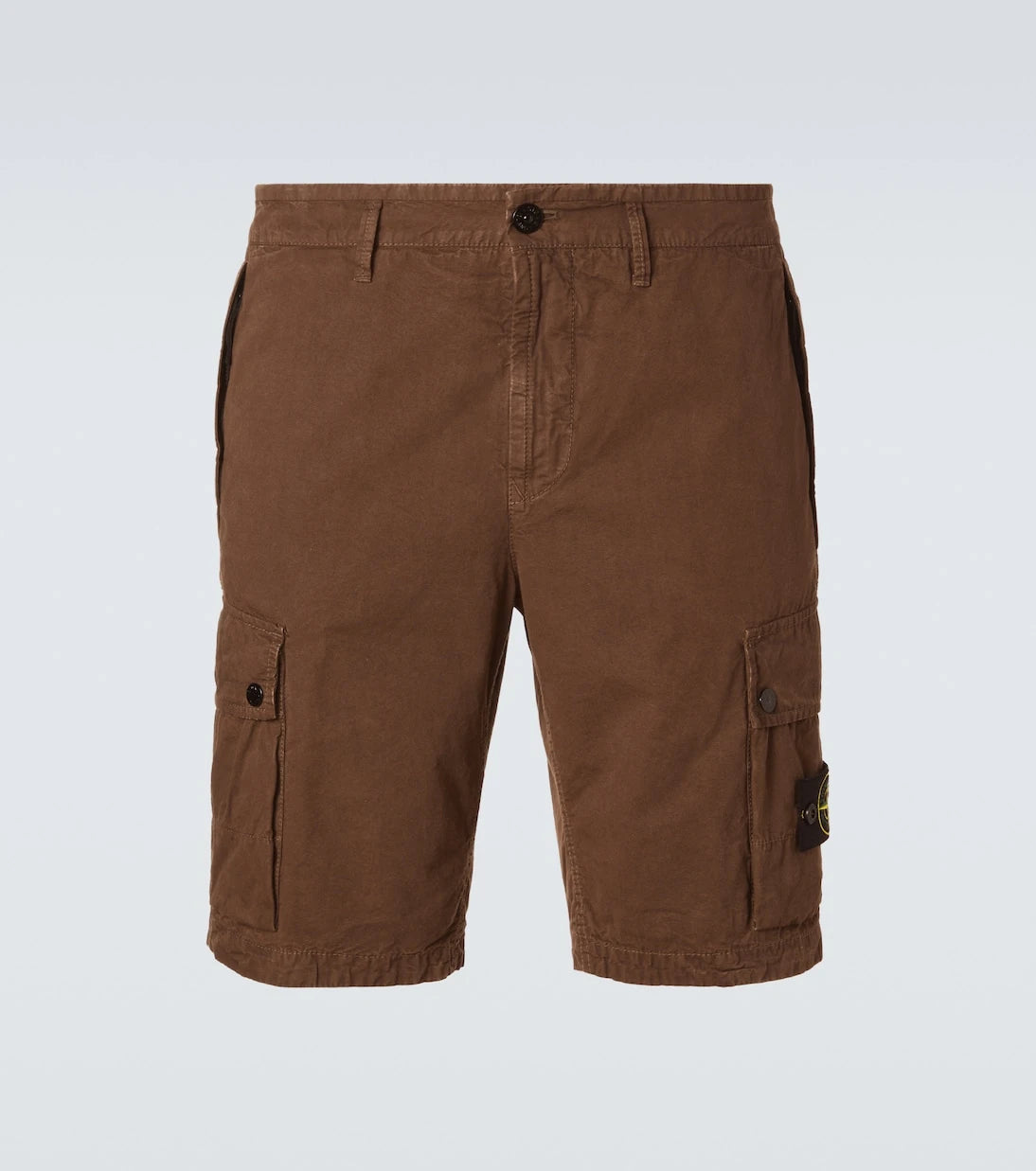 Stone Island - Compass cotton canvas cargo shorts
