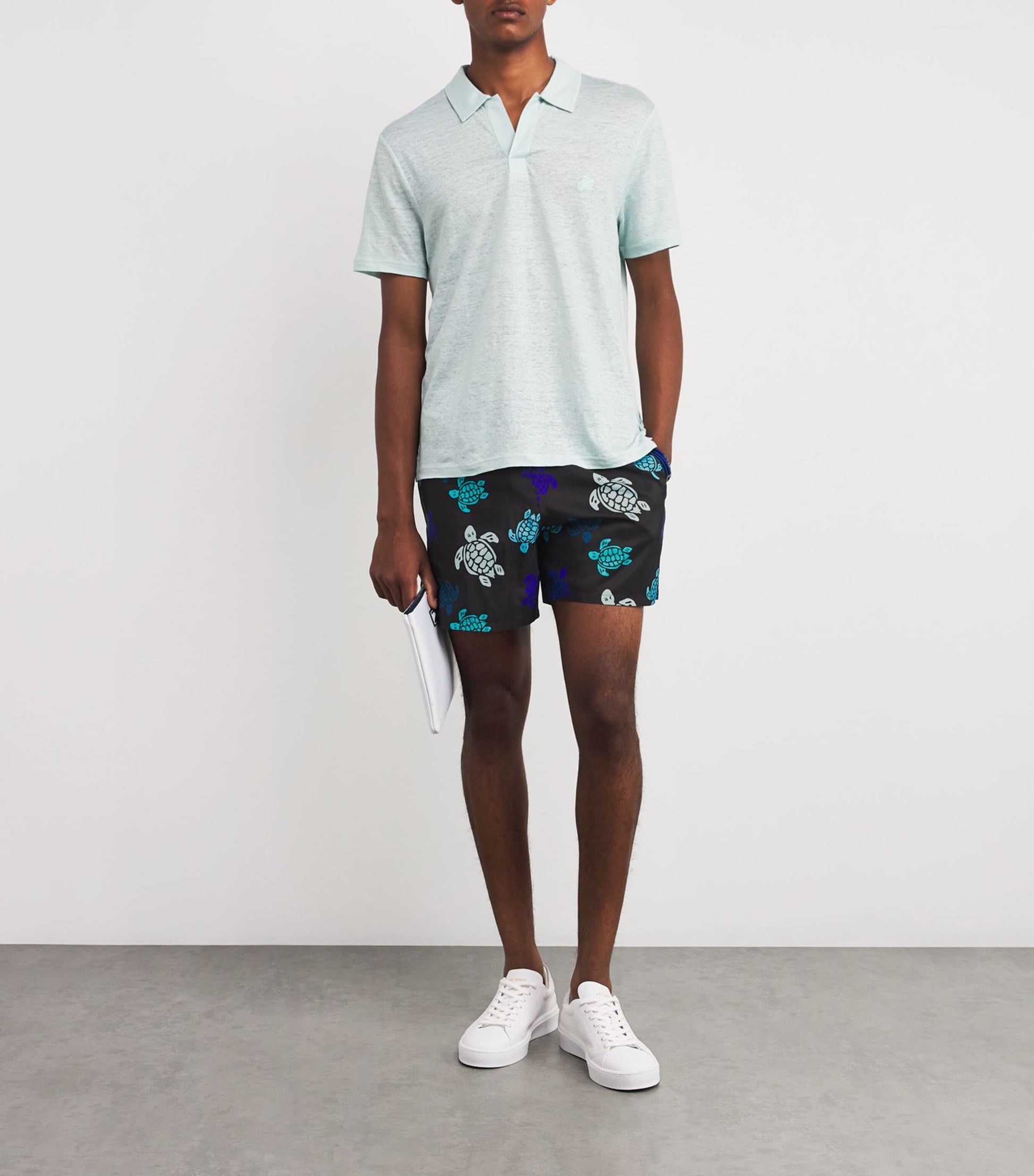 Turtle Print Mahina Swim Shorts