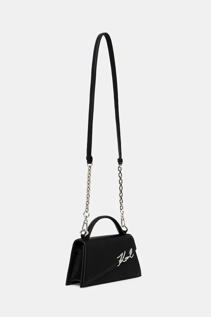 Кожена чанта Karl Lagerfeld K/SIGNATURE