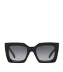 Celine Black Pointed Square Sunglasses