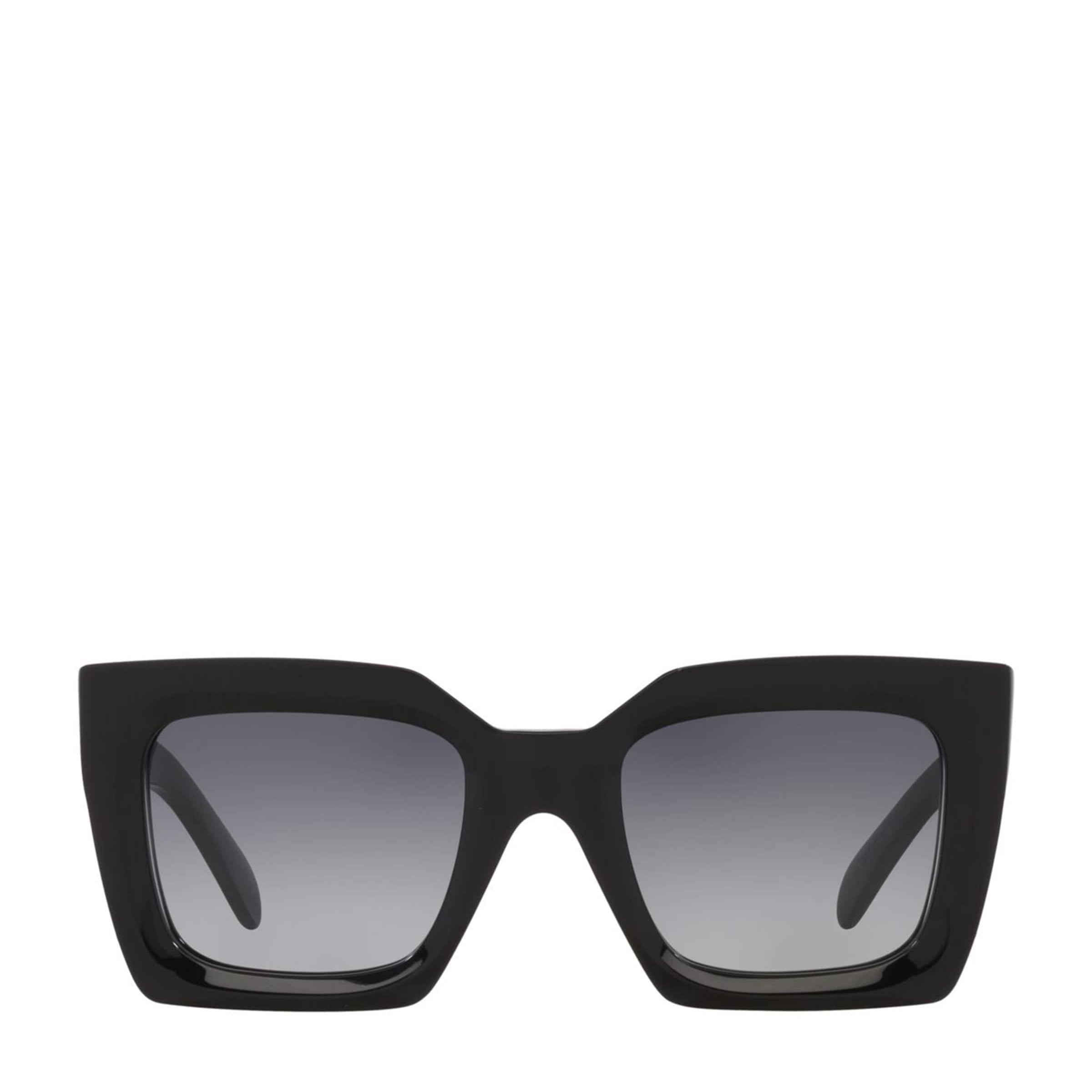 Celine Black Pointed Square Sunglasses