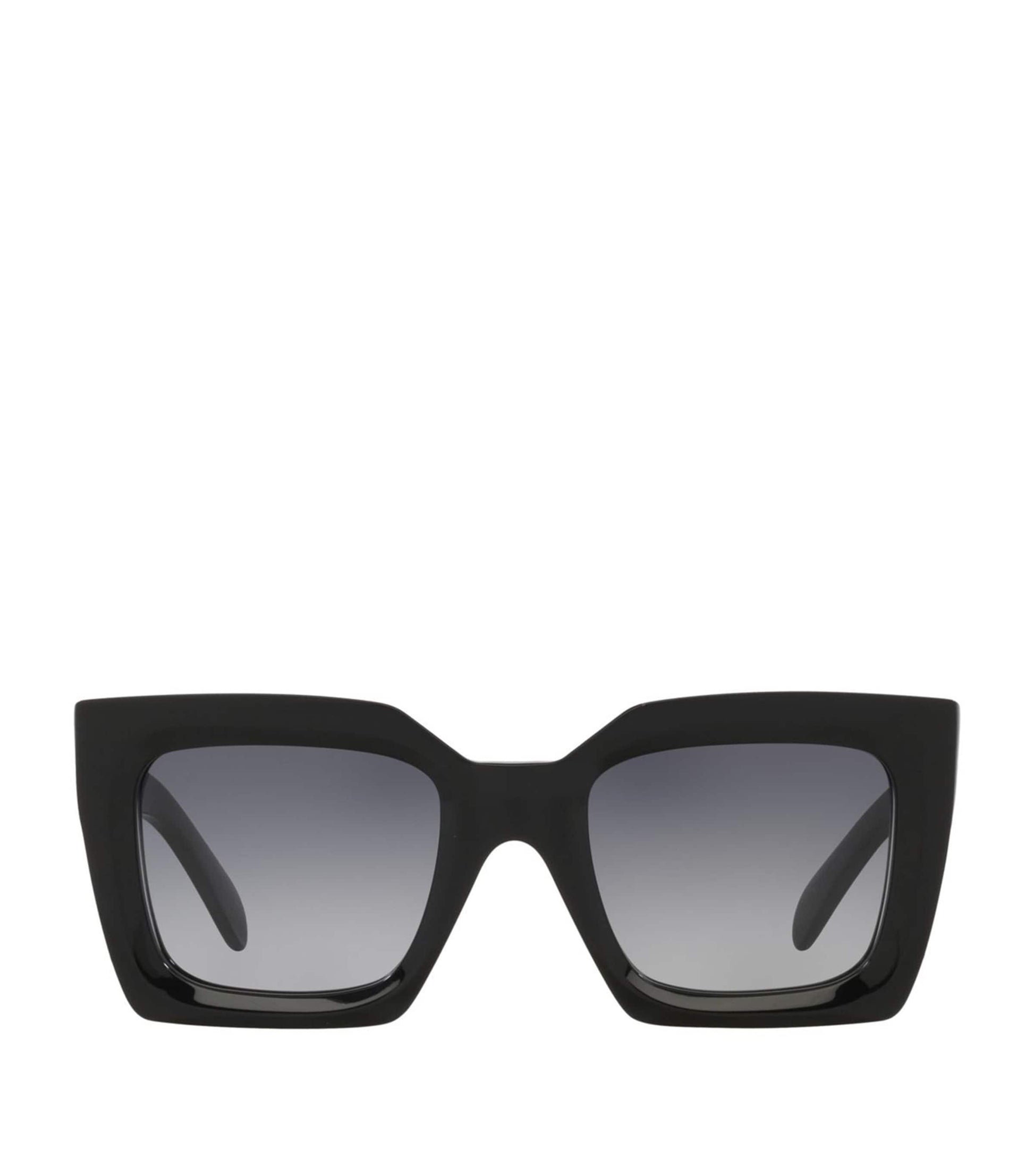 Celine Black Pointed Square Sunglasses