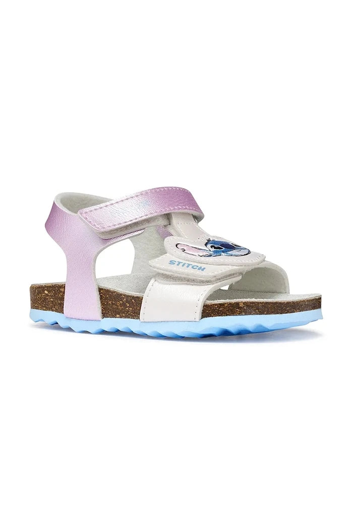 Geox çocuklar için açık burunlu sandalet ayakkabı SANDAL CHALKI x Lilo & Stitch