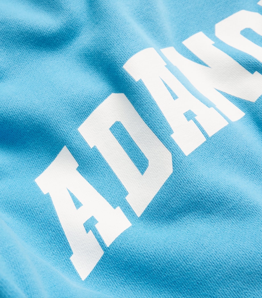 Blue Oversized Logo Sweatshirt