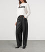 Black Leather Jett Lea Trousers