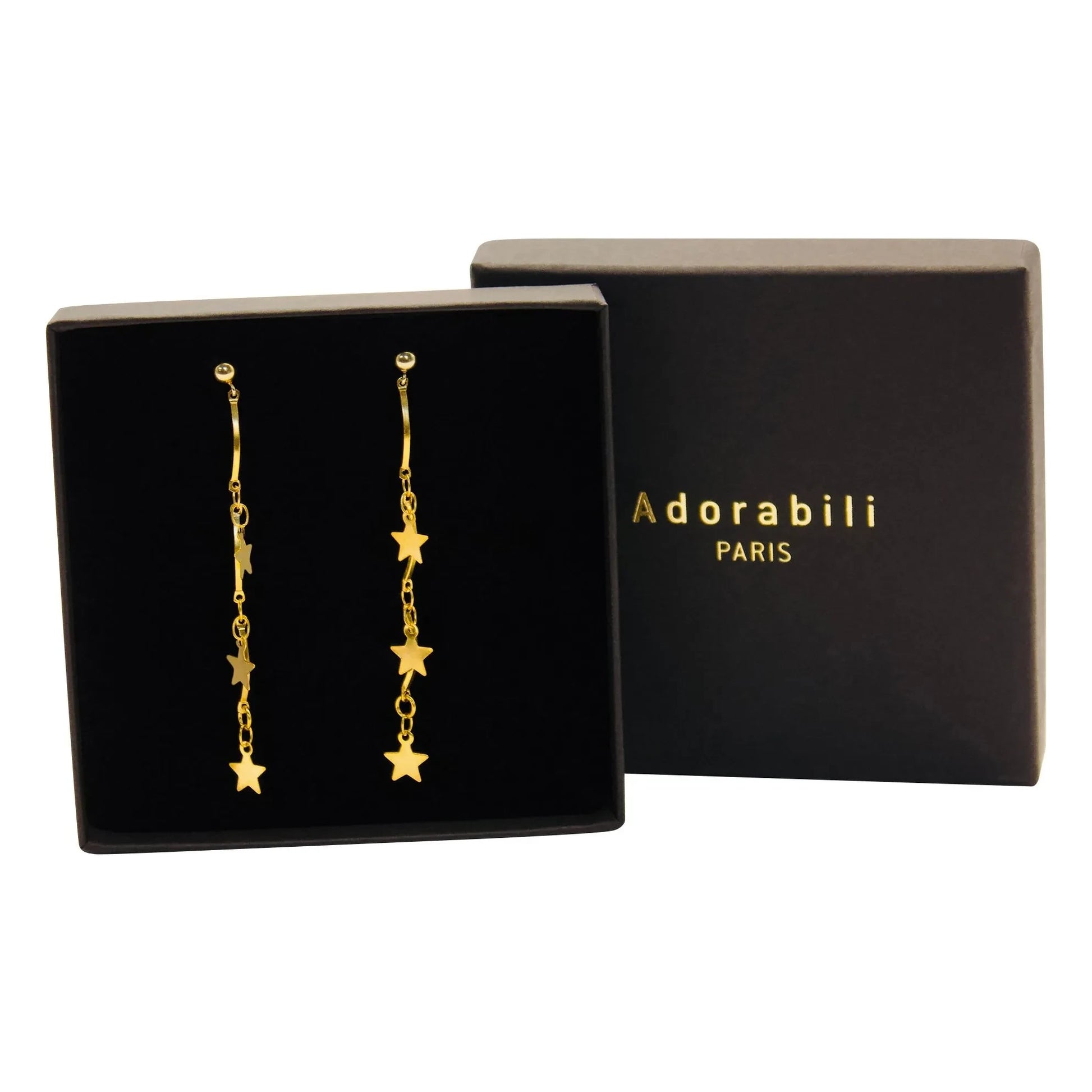 Adorabili - Asymmetrical Star Earrings | Gold