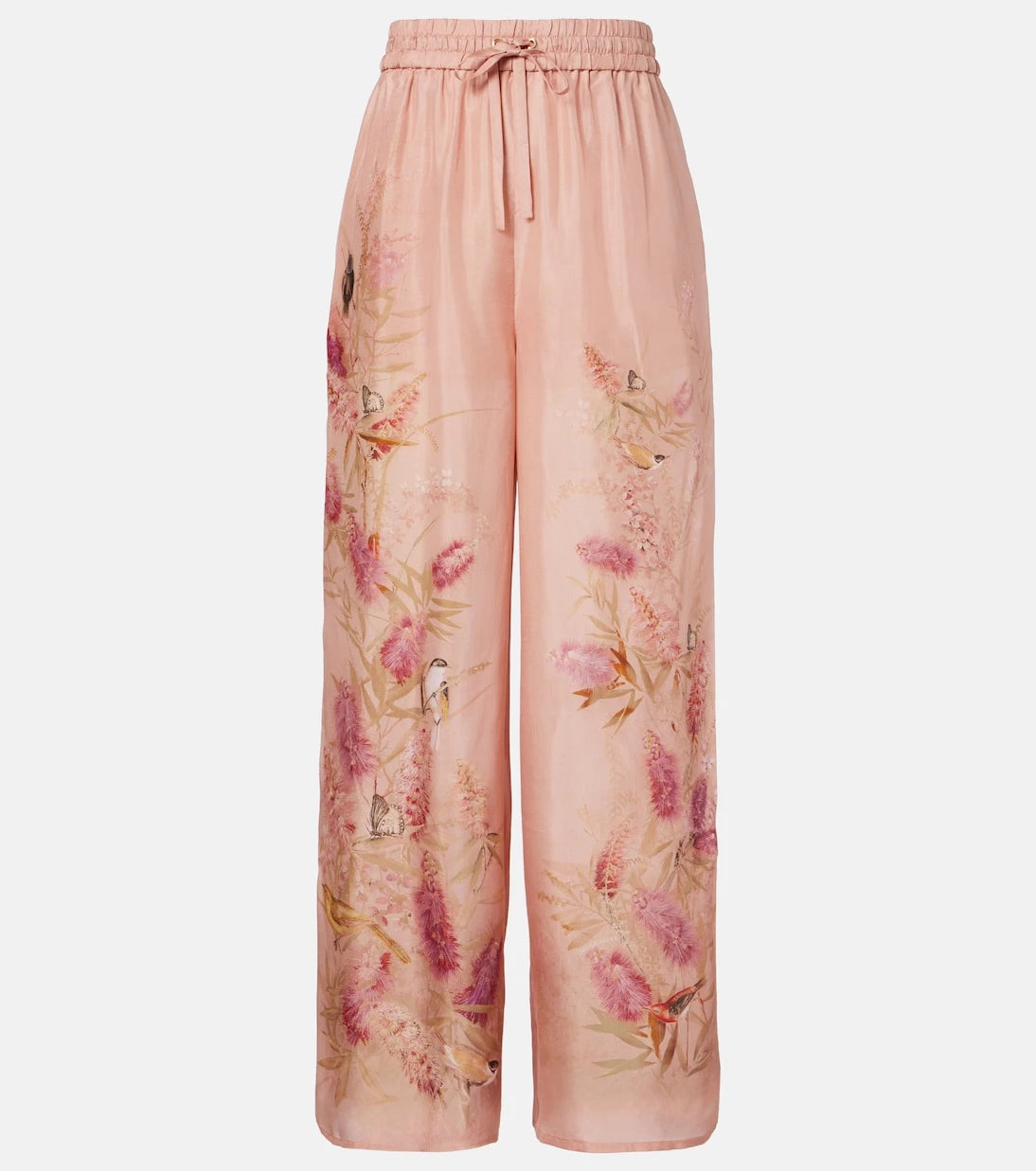 Zimmermann - Cascadian floral silk wide-leg pants