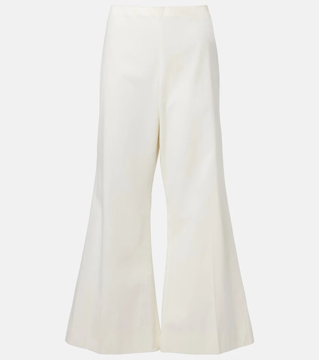 Khaite - Walter cotton and silk flared pants
