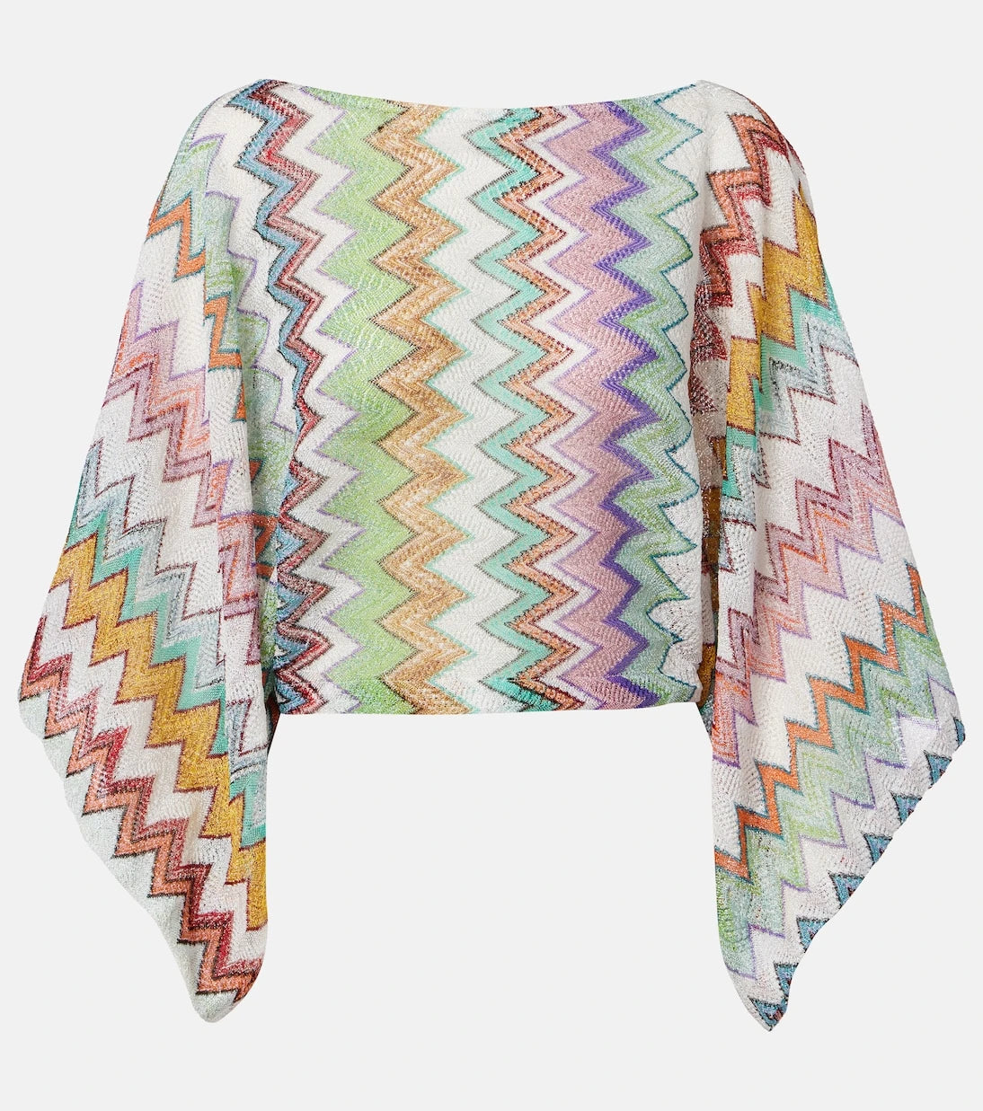 Missoni - توب محبوك بنقشة الزجزاج