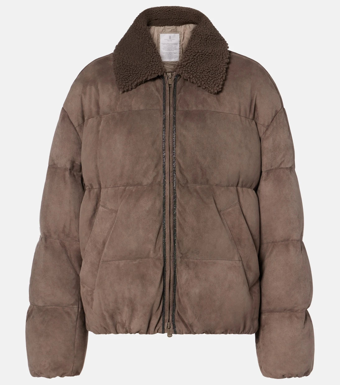 Brunello Cucinelli - Suede down jacket