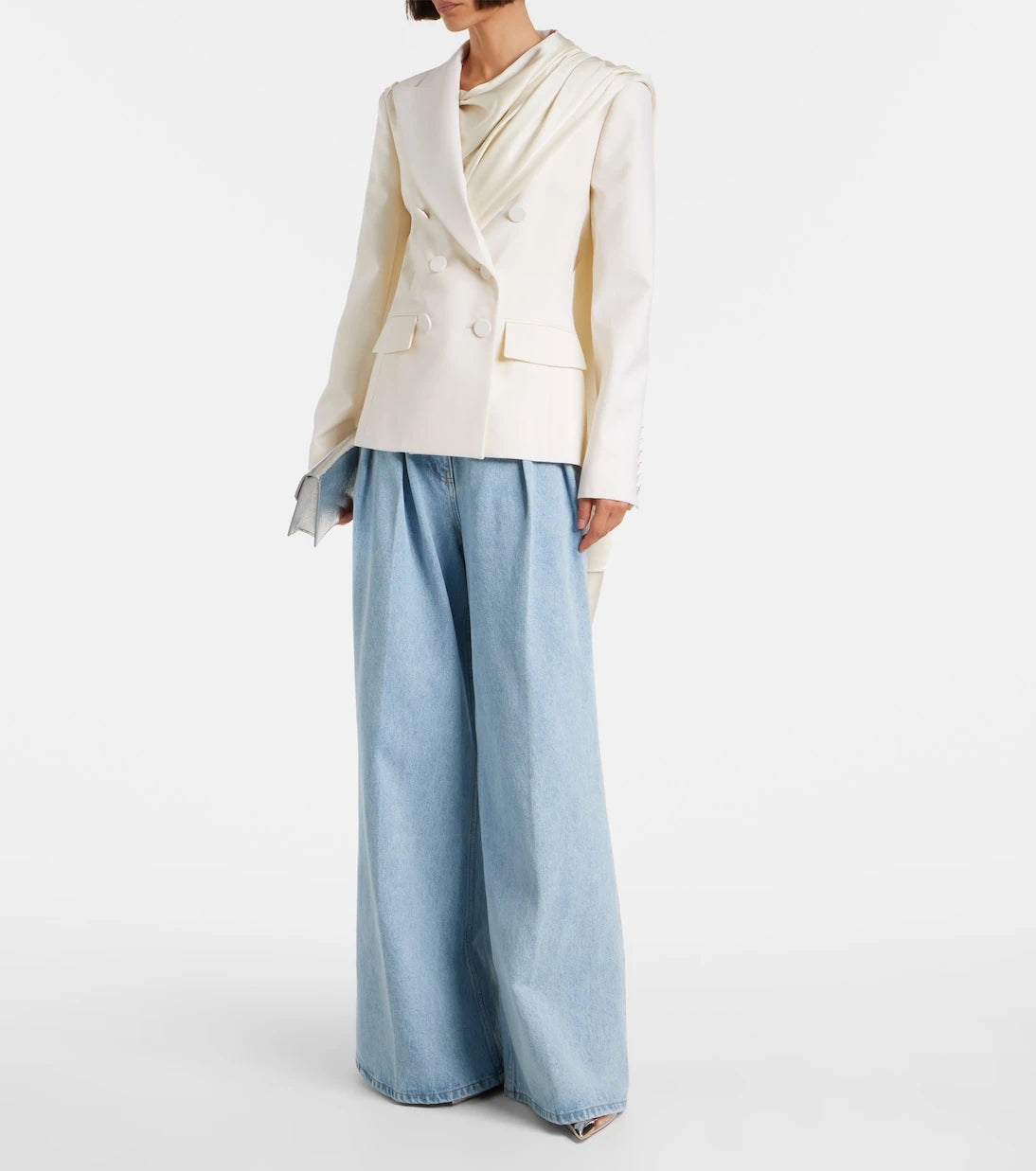Nina Ricci - High-rise wide-leg jeans