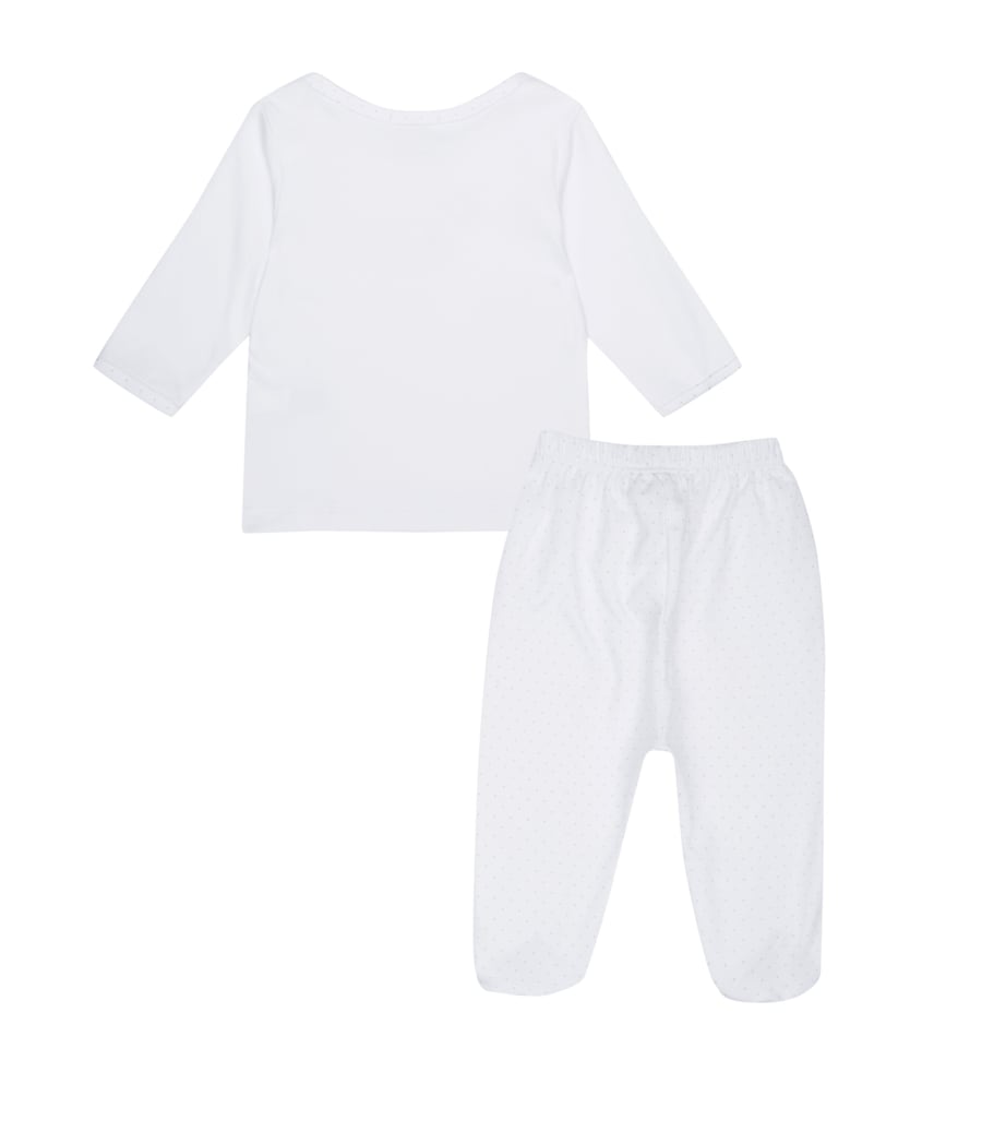 Kissy Kissy Hatchlings Print Top And Leggings Set