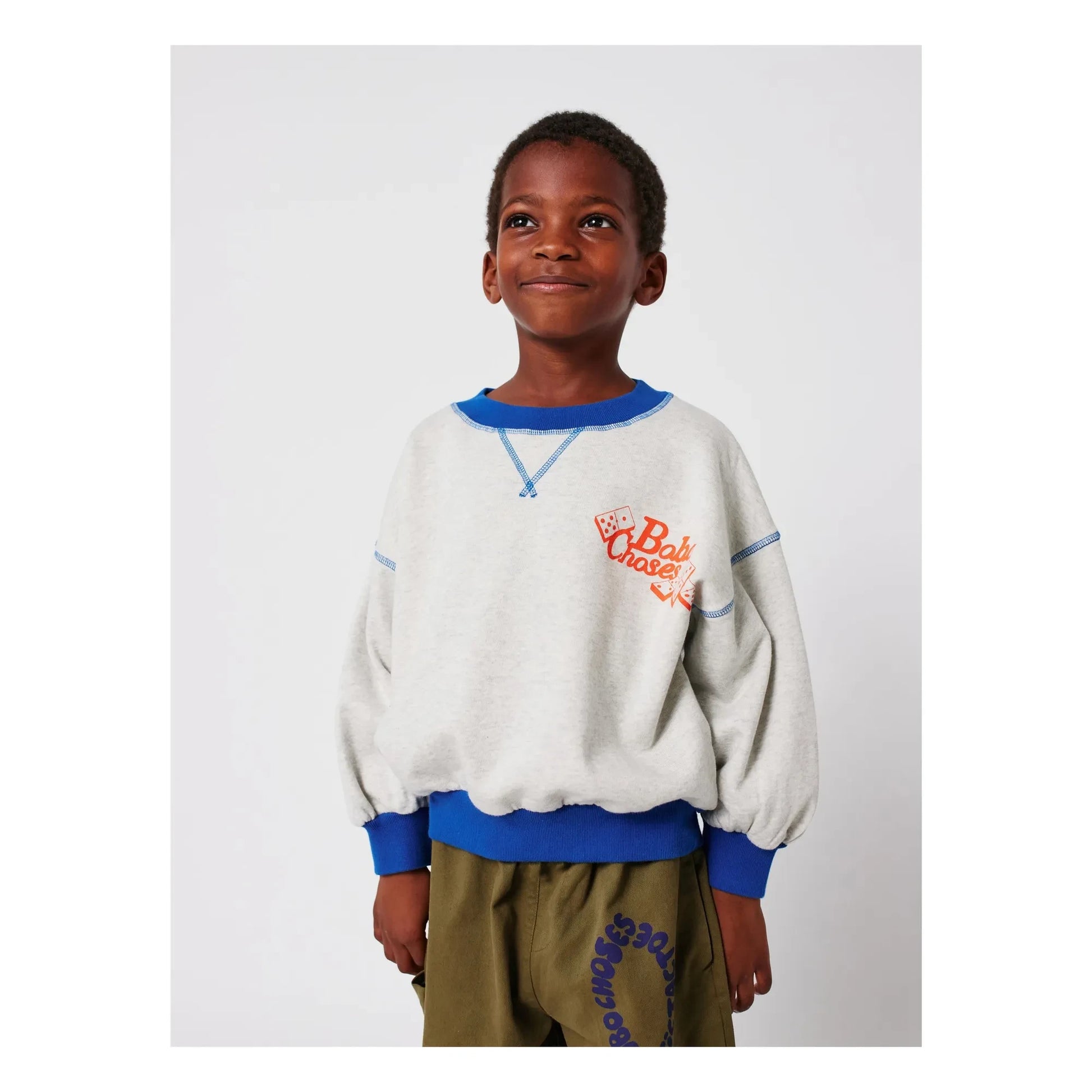 Bobo Choses - Sweat Dice Bobo Choses Organic Cotton | Heather grey