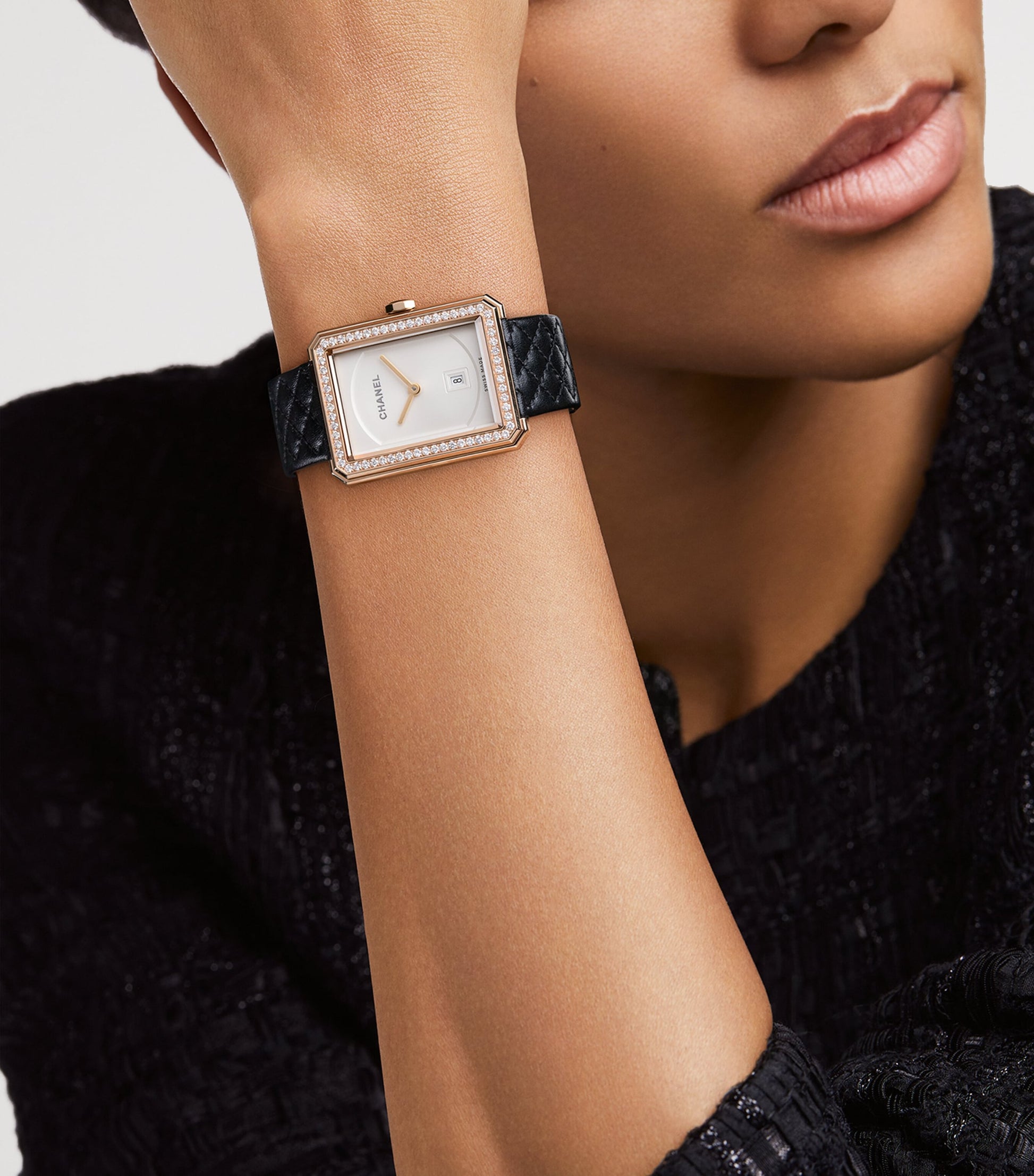 CHANEL Yellow Gold and Diamond BOY·FRIEND Watch 34.6mm