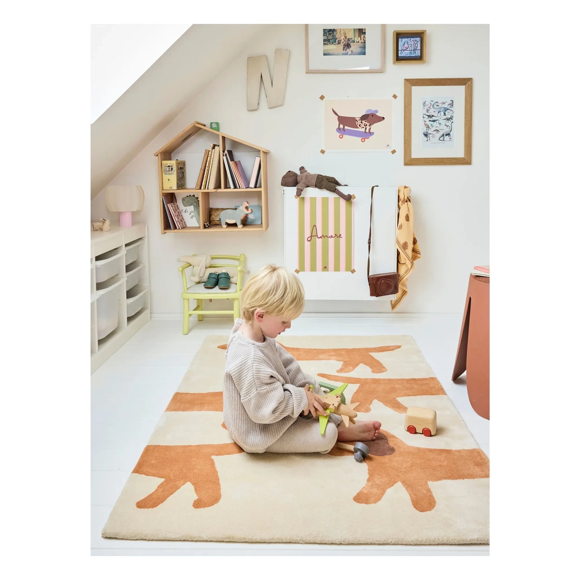 Bleuu-studio - Walter carpet | Caramel