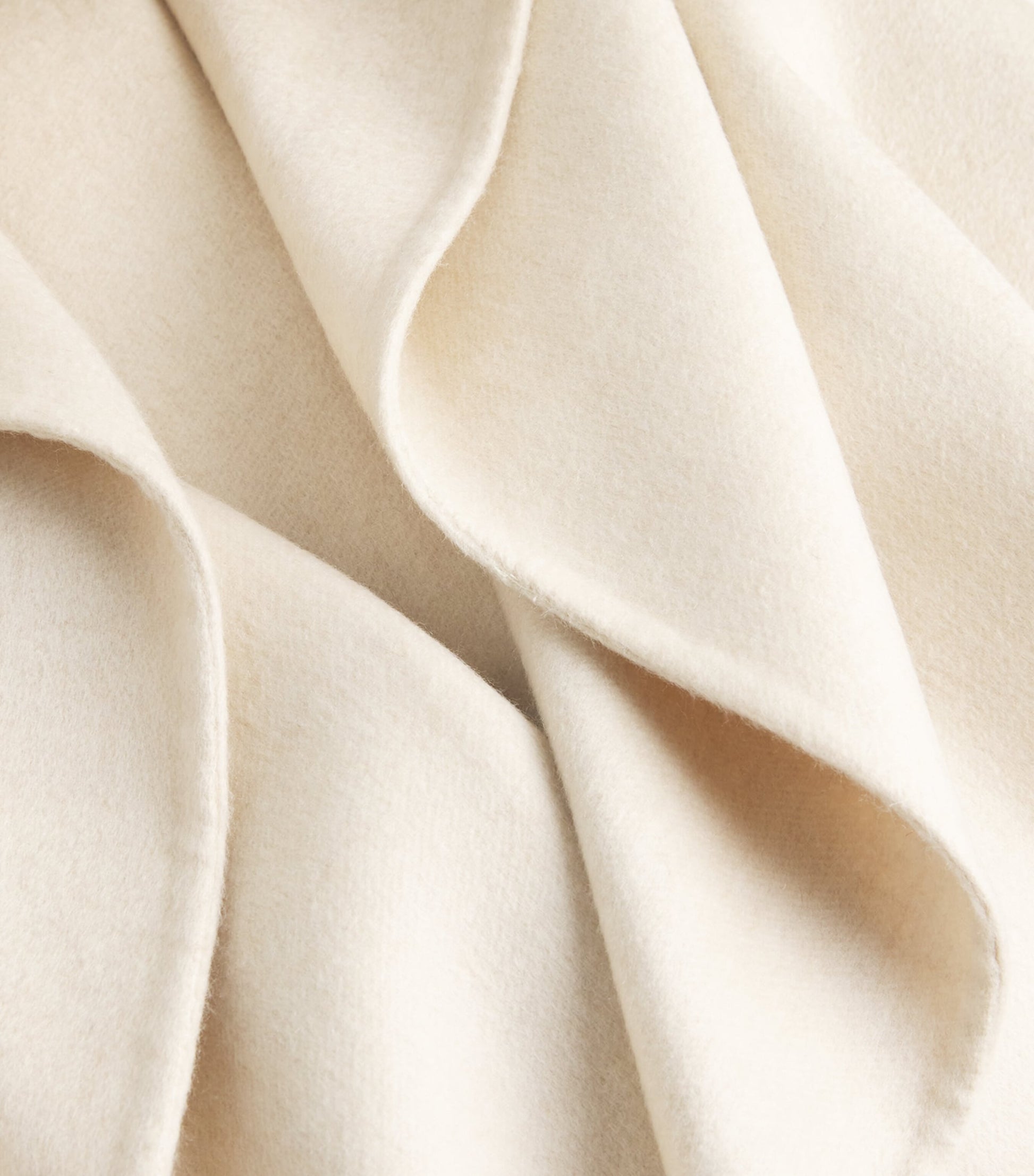 Beige Kid Cashmere Wrap Coat