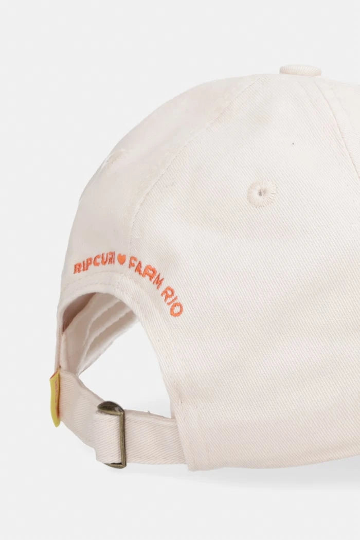 Rip Curl шапка с козирка дамска от памук Farm Rio