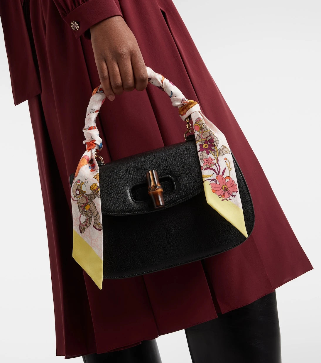 Gucci - Printed silk twill scarf