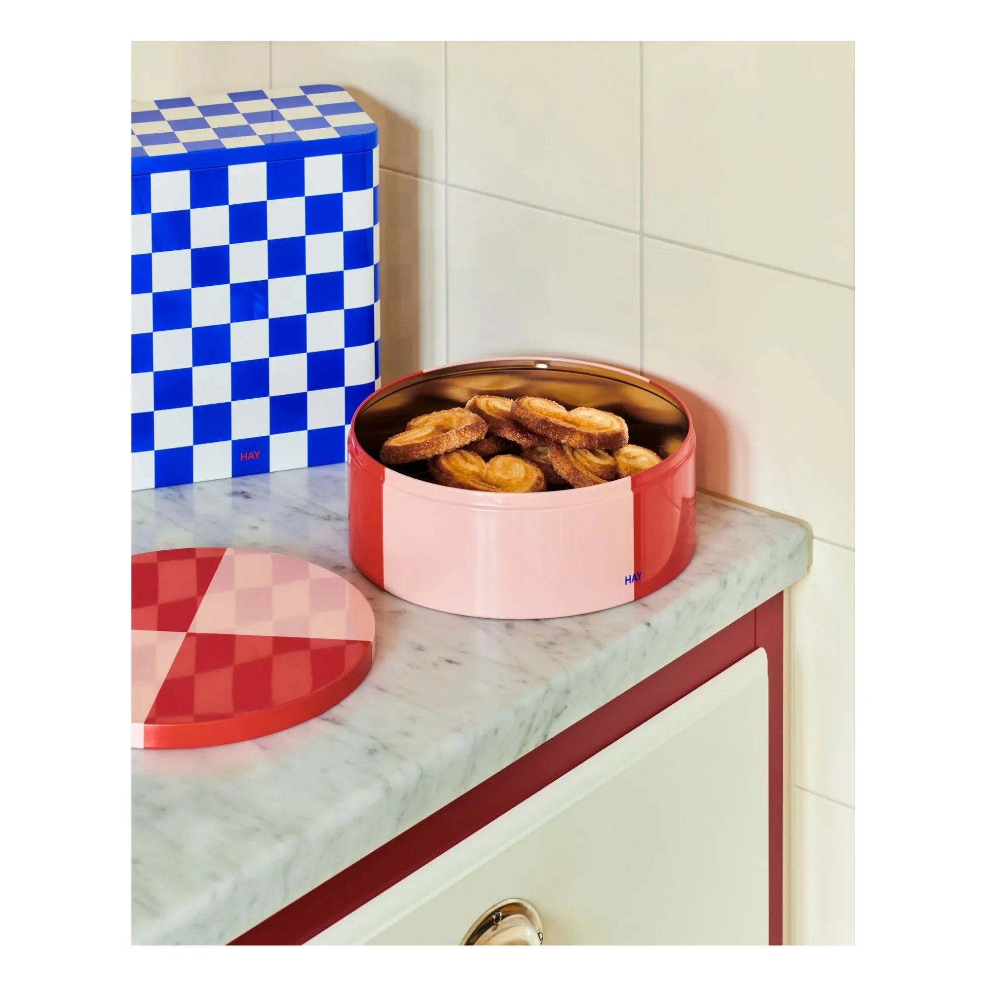 Hay - Tin storage box | Blue