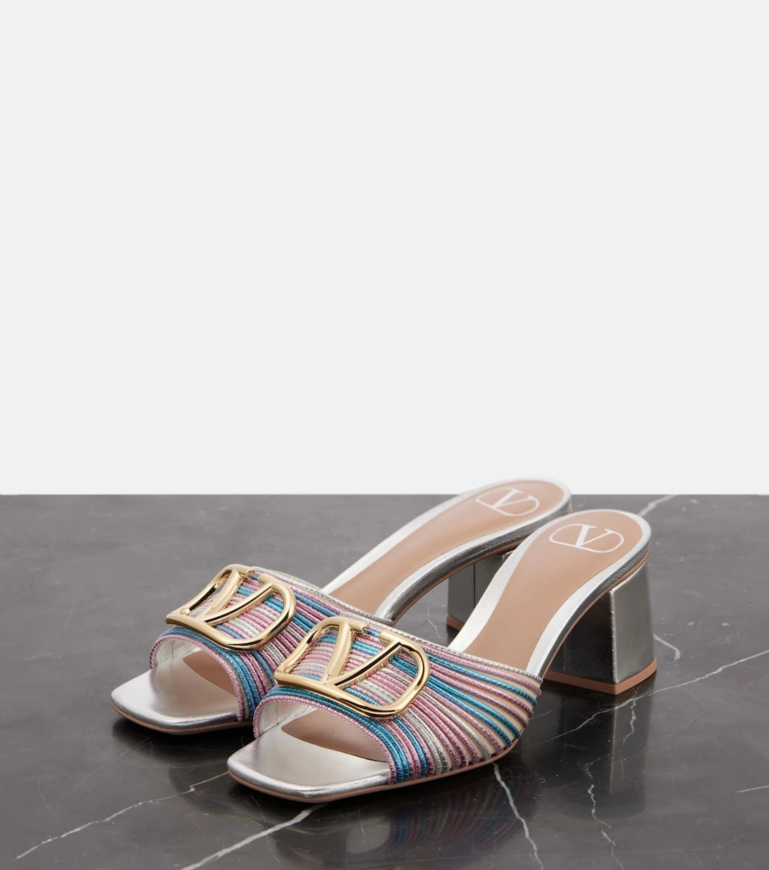 Valentino Garavani - VLogo Signature crochet mules