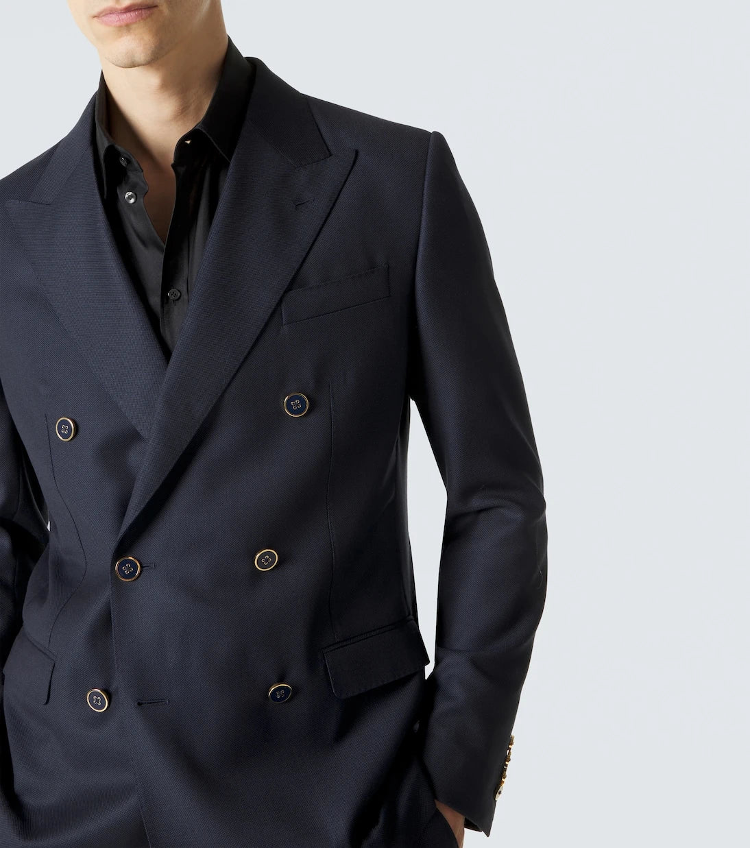 Dolce&Gabbana - Double-breasted virgin wool blazer