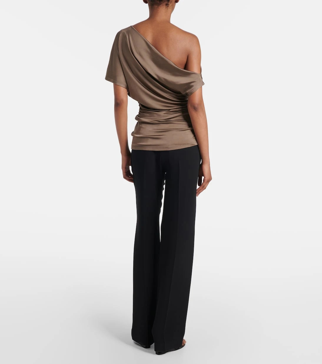 Tove - Edel ruched draped jersey top