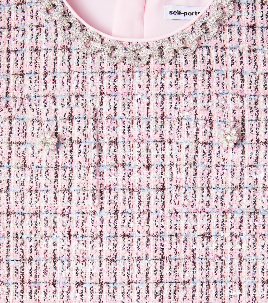 Self-Portrait Kids - Bouclé dress