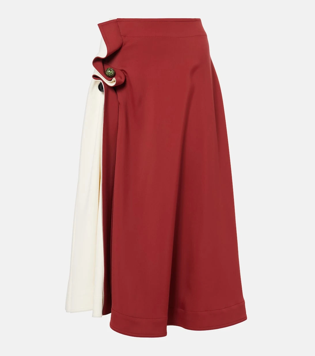 Bottega Veneta - Intrecciato midi skirt