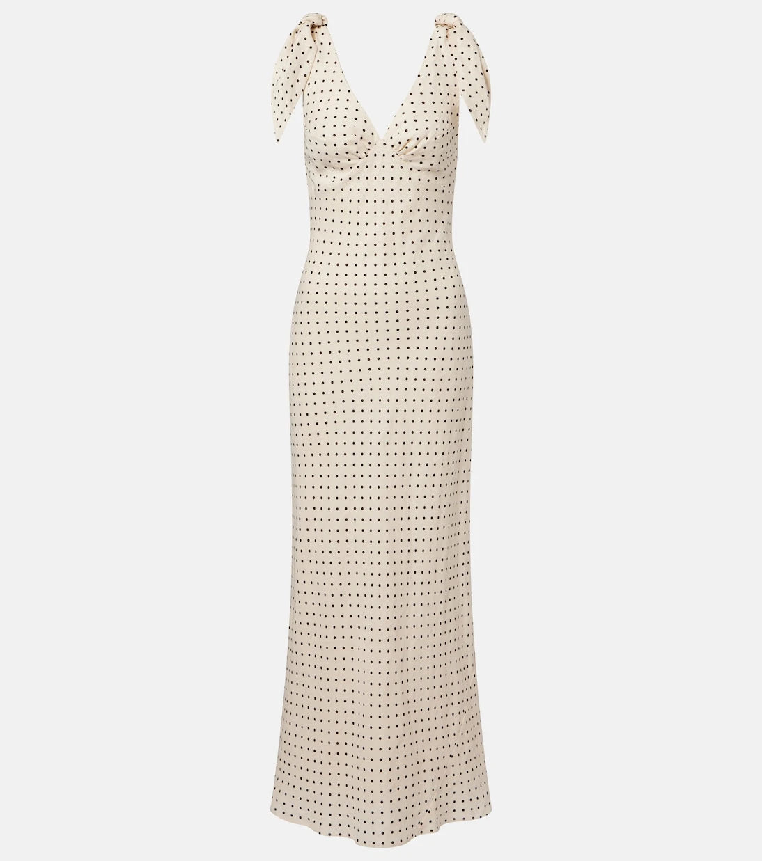 Faithfull - Solana polka-dot linen maxi dress