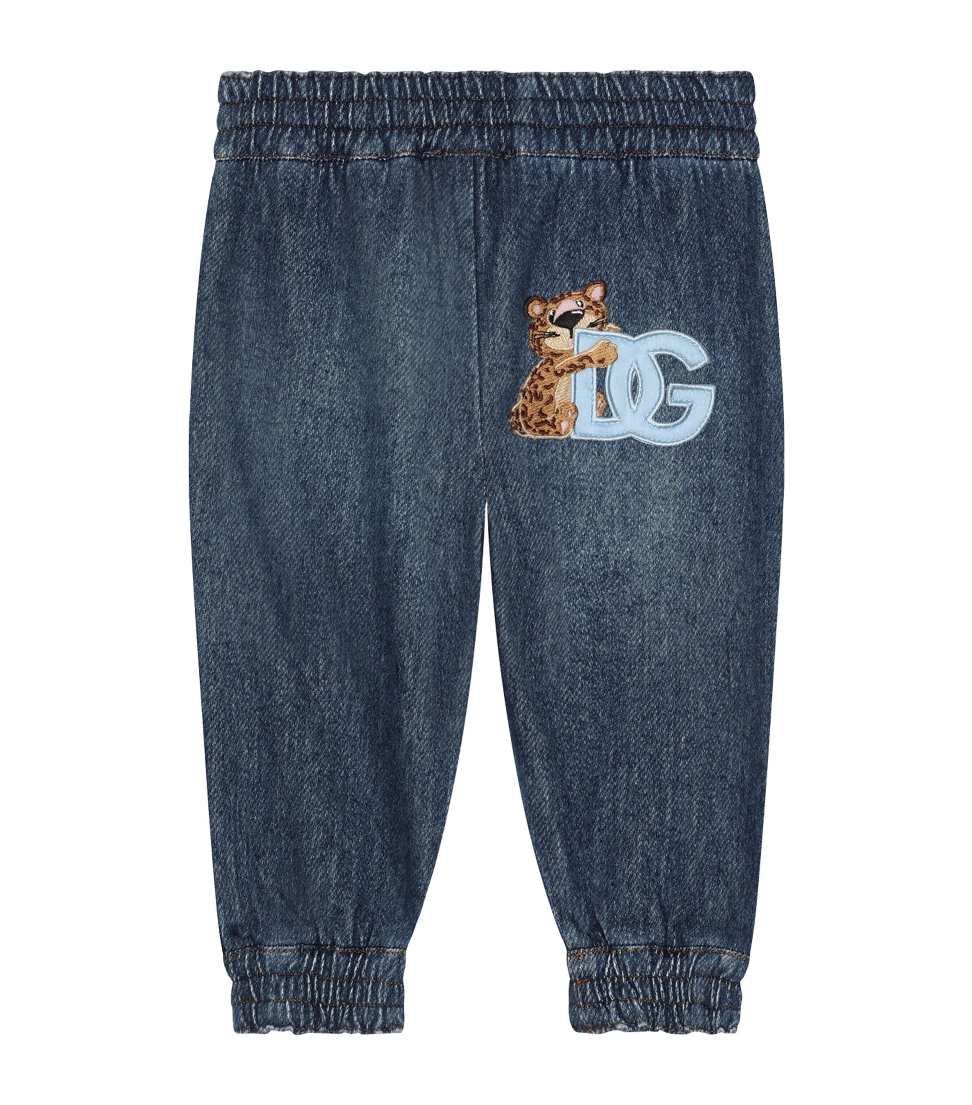 Dolce & Gabbana Kids Embroidered DG Logo Trousers (3-30 Months)