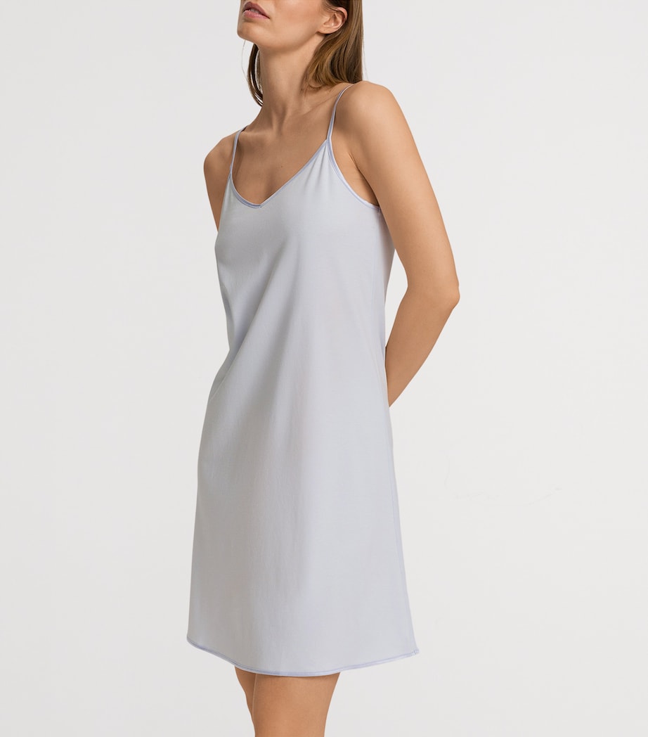 Hanro Blue Cotton Nightdress