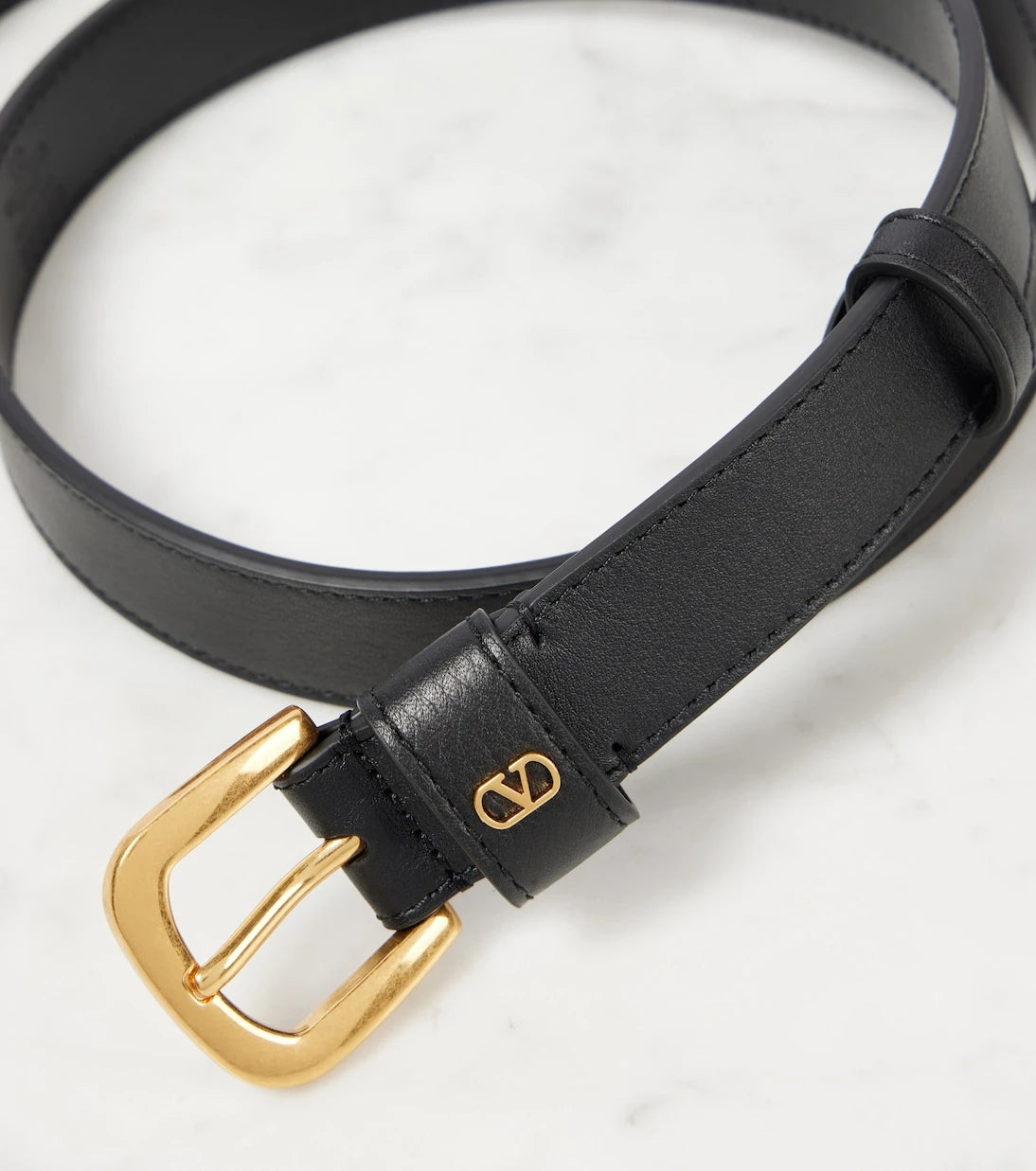 Valentino Garavani - VLogo leather belt