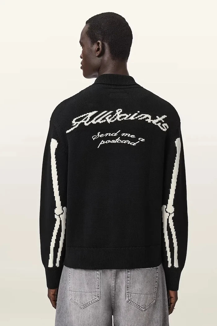 AllSaints жилетка мъжка от памук ADRIAN