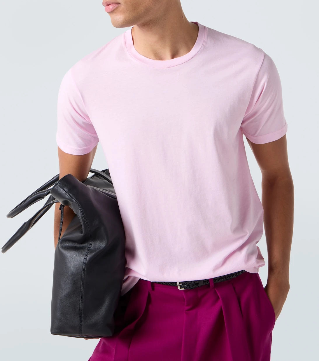Tom Ford - Cotton and silk jersey T-shirt