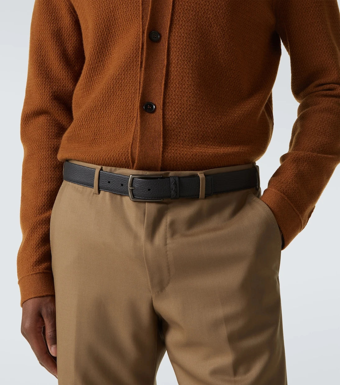Zegna - Leather belt