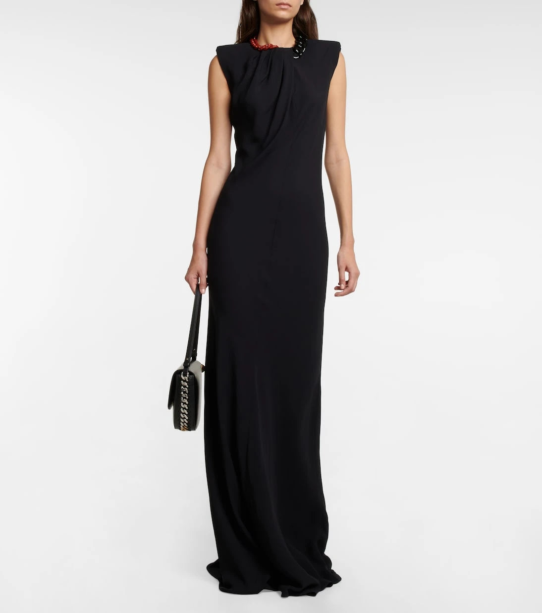 Stella McCartney - Chain-trimmed gown