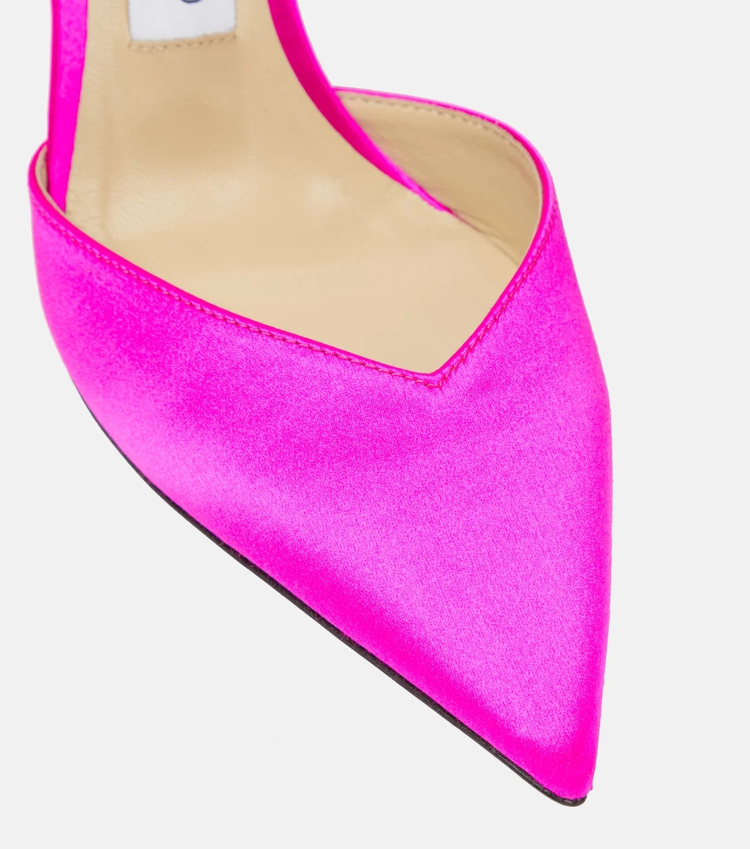 Jimmy Choo - Saeda 100 embellished satin pumps