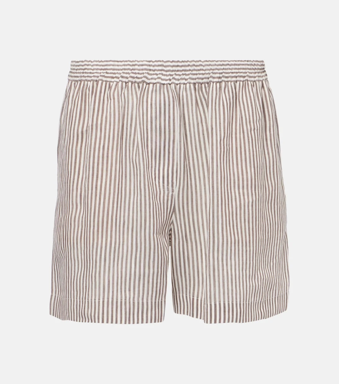 Brunello Cucinelli - Linen and silk Bermuda short