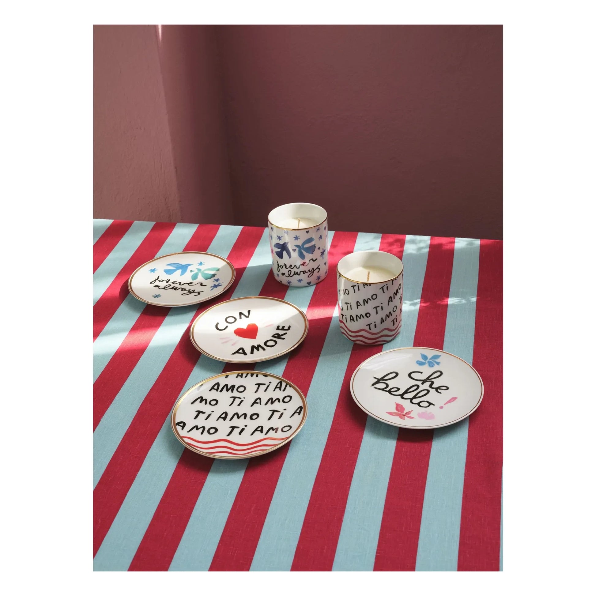 Bitossi - Forever Always plate | White