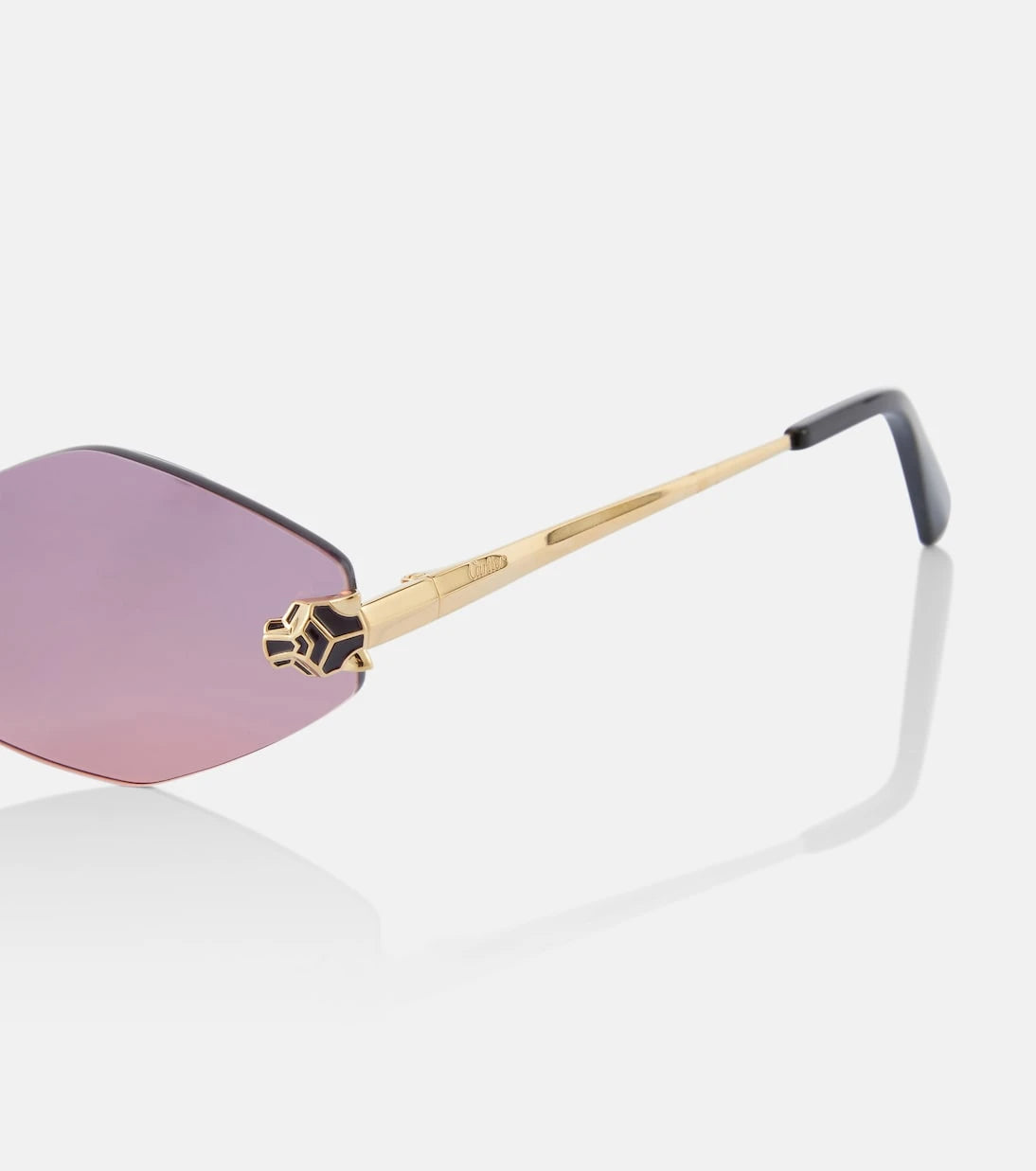 Cartier Eyewear Collection - Panthère de Cartier geometric sunglasses