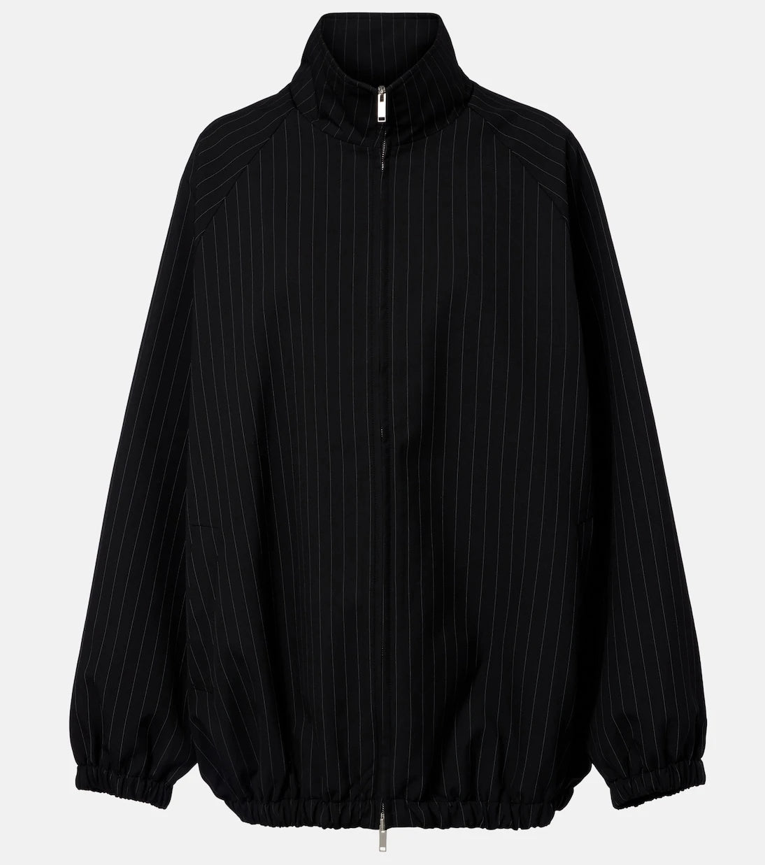 The Frankie Shop - Baxter oversized pinstripe blouson jacket
