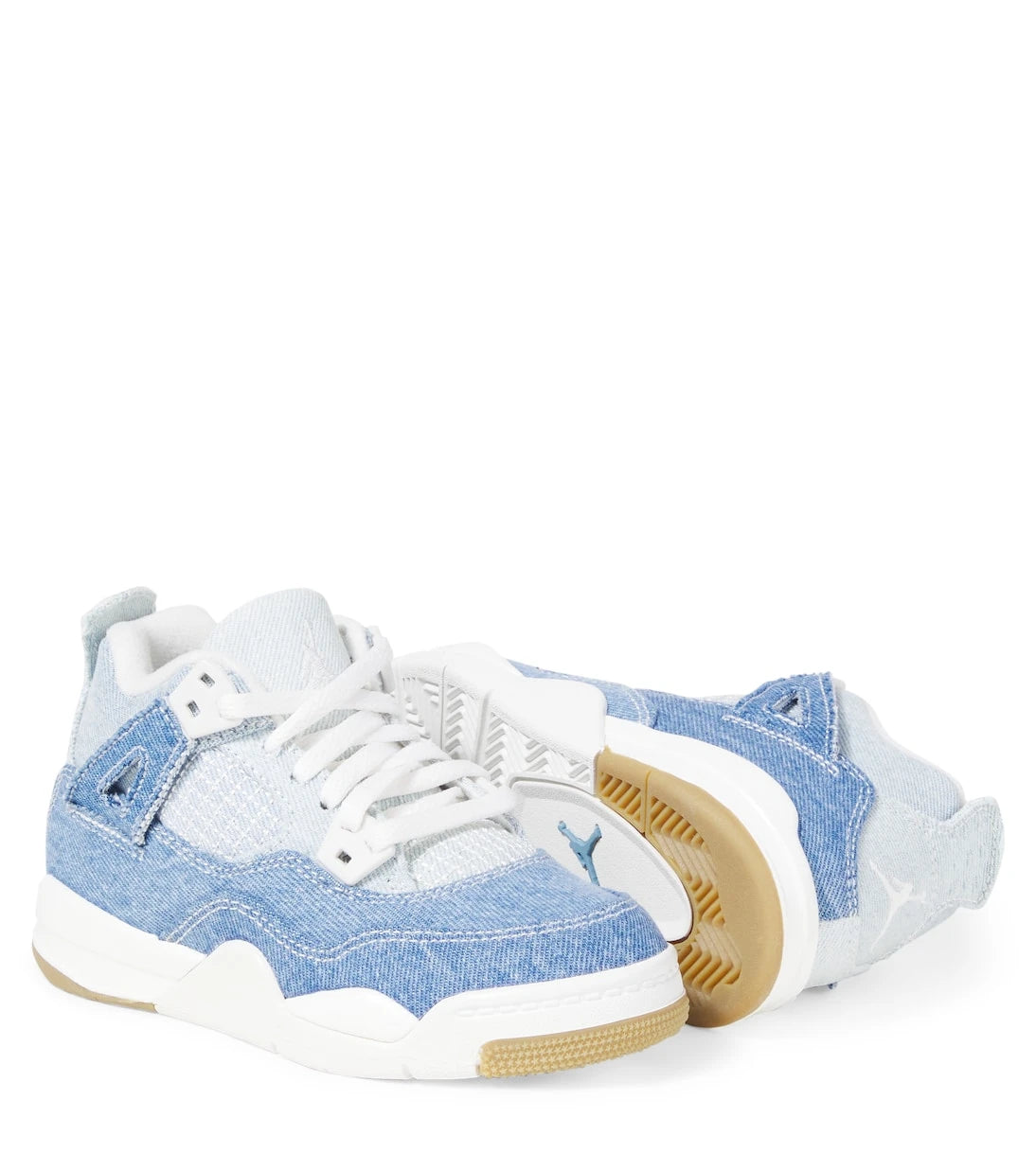 Nike Kids - Jordan 4 Retro denim sneakers