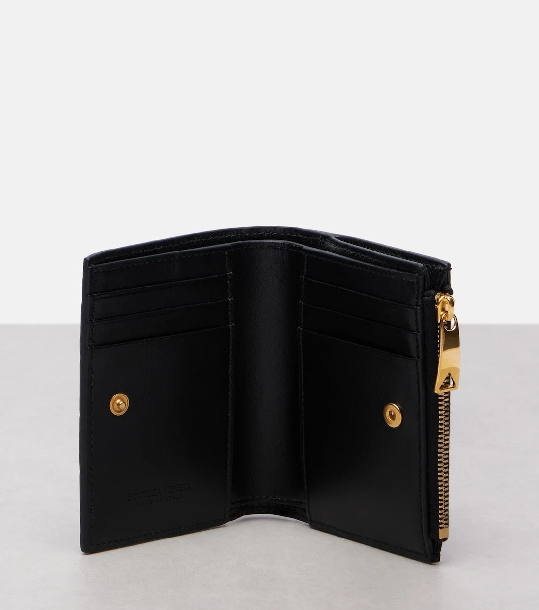 Bottega Veneta - Intrecciato leather bifold wallet