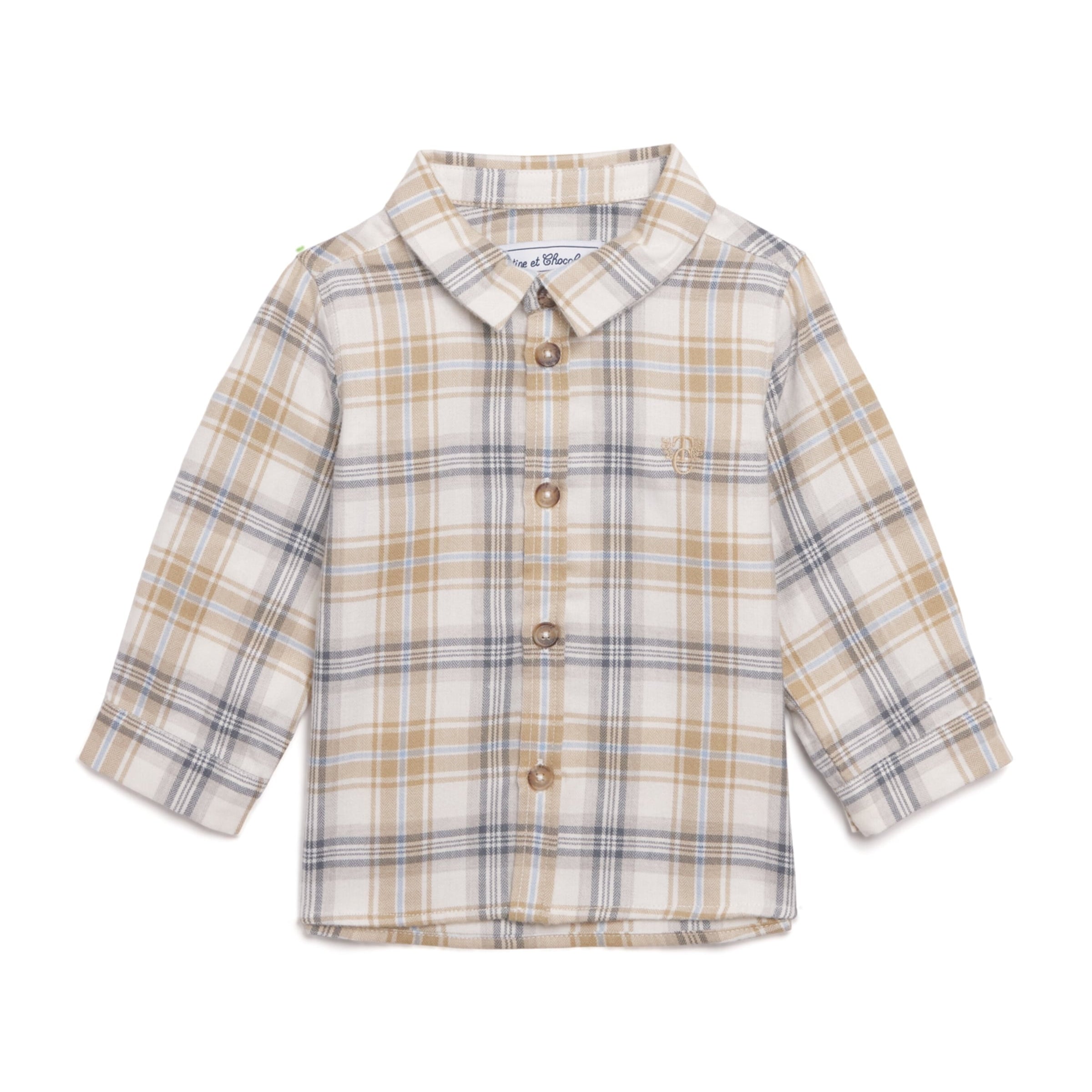 Tartine et Chocolat Cotton-Wool Check Shirt (3 Months-4 Years)