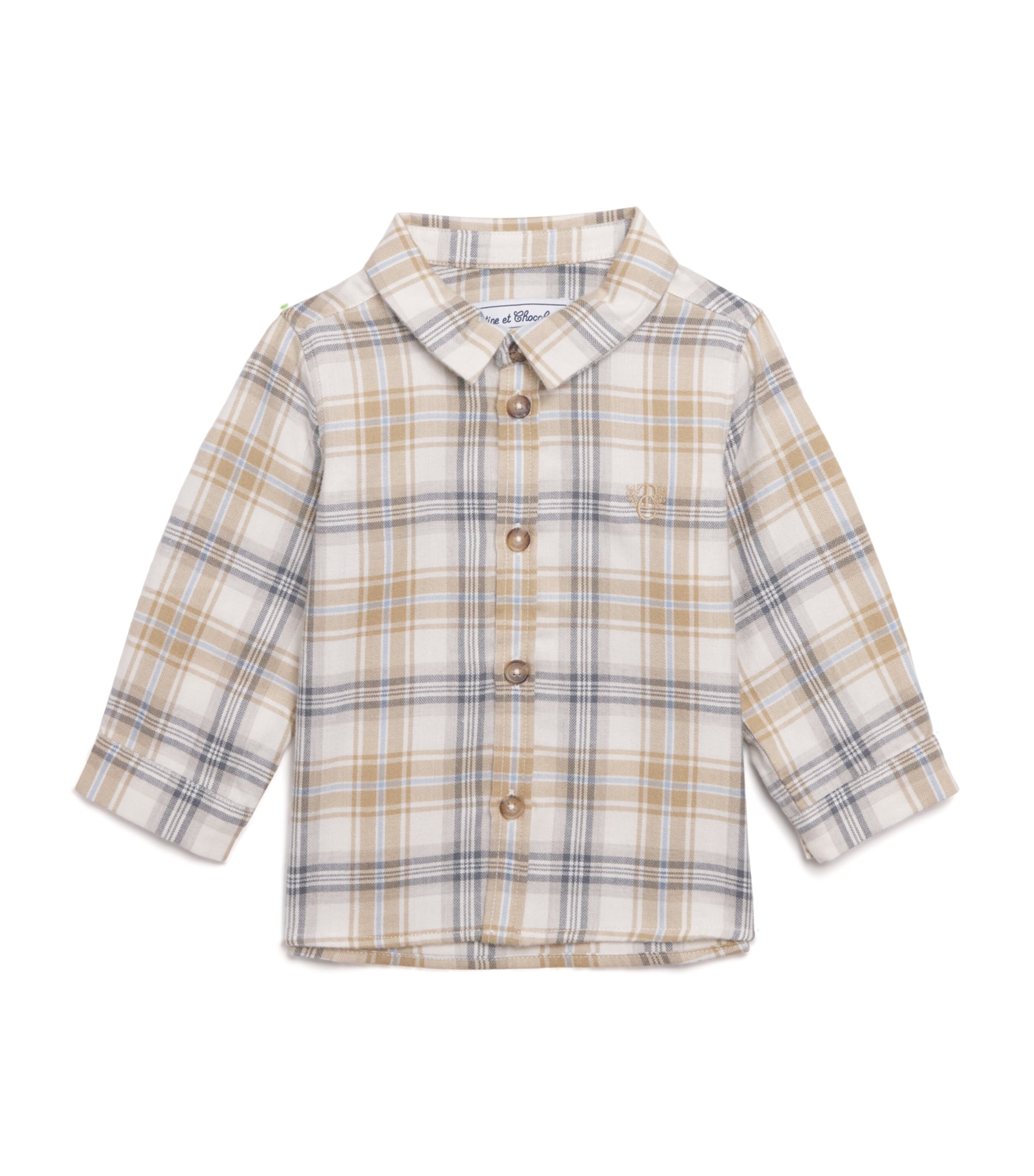 Tartine et Chocolat Cotton-Wool Check Shirt (3 Months-4 Years)