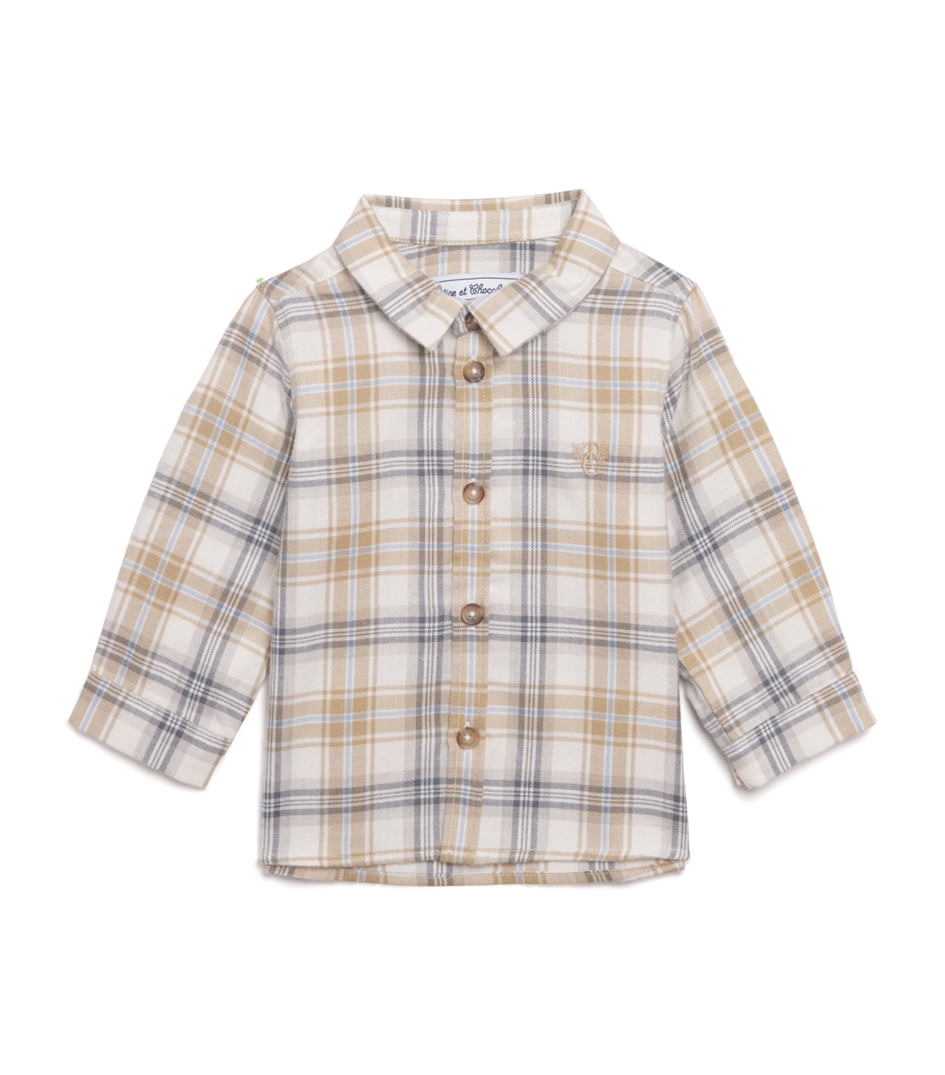 Tartine et Chocolat Cotton-Wool Check Shirt (3 Months-4 Years)