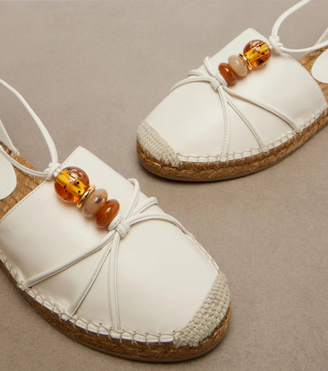 Jimmy Choo - Lemi embellished leather espadrilles