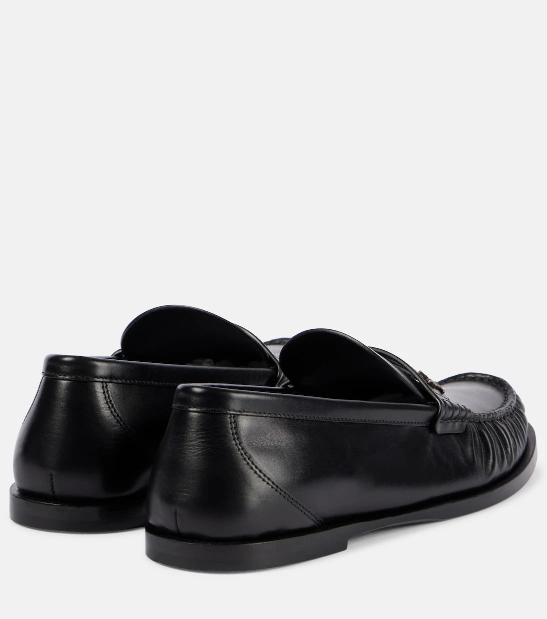Saint Laurent - Laurent leather penny loafers