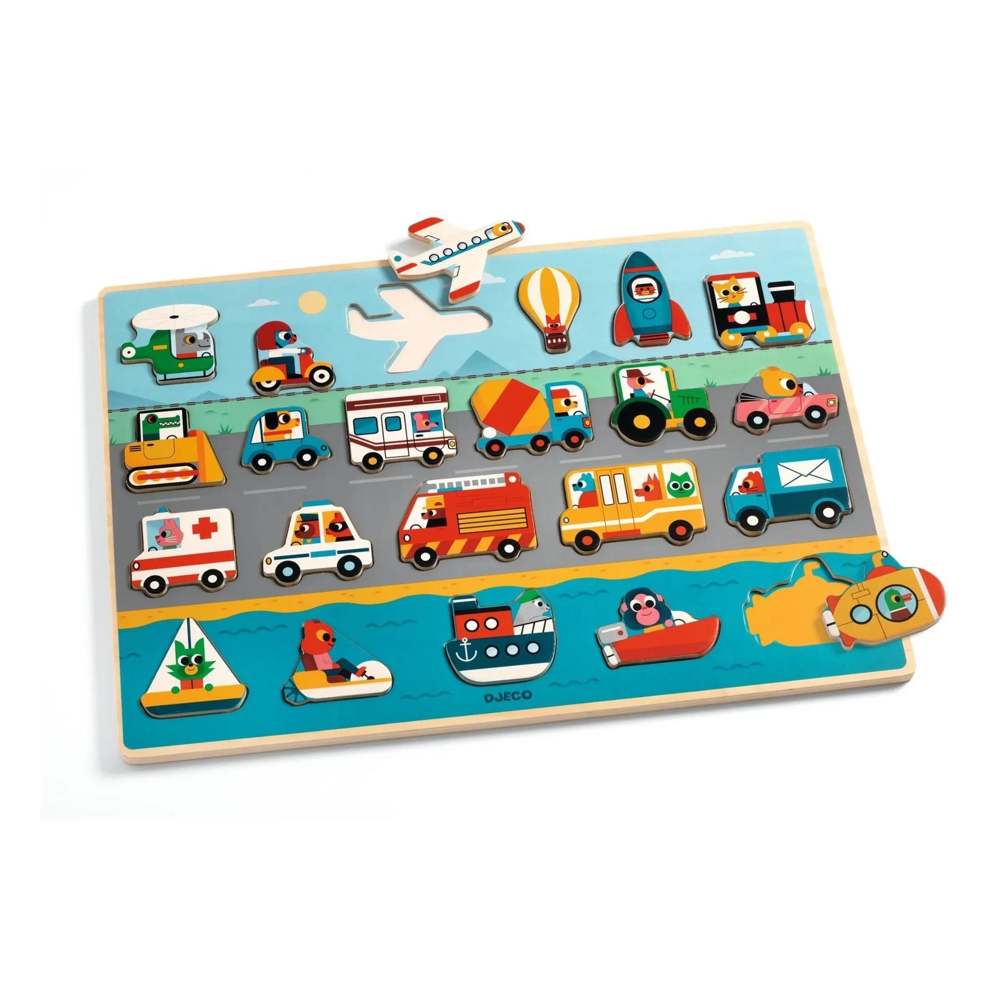 Djeco - Wooden puzzle Zoom